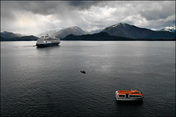 Cruise Ship in Sitka Cruise Ship in Sitka