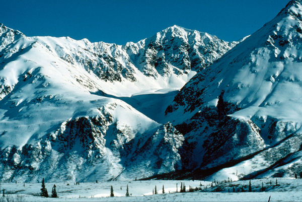 Alaska Mountain Range Cantwell Alaska