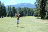 Libby Montana Golfing