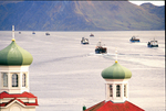 Unalaska Dutch Harbor Alaska Orthodox Church Fishing Boats